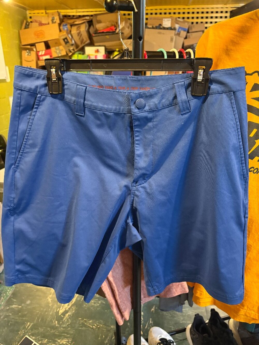 Rhone Royal Blue Khaki Shorts 32 Waist